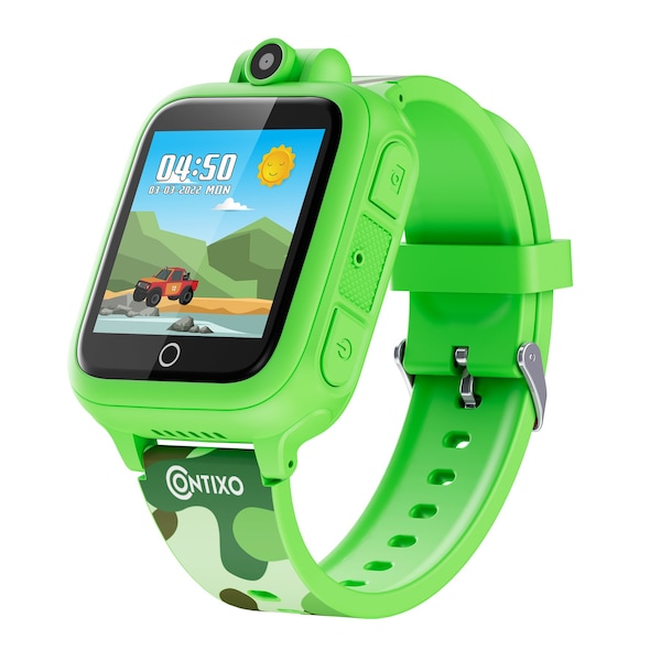 Contixo KW1 Smart Watch for Kids with Educational Games, HD Touch Screen, Camera & MP3 Music Player, Green KW1-Green - main